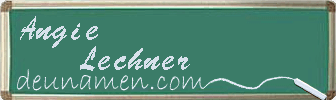Angie Lechner Visitenkarte